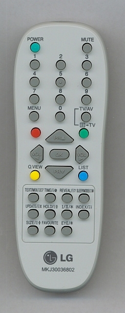 Пульт для телевизора LG MKJ30036802