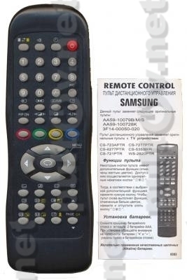 Пульт для телевизора Samsung TX меню AA59-10079B/3F1400050020