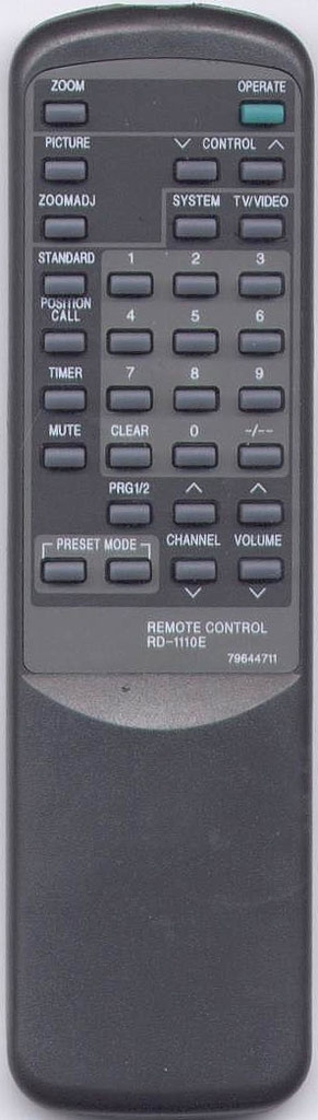 Пульт для телевизора NEC TV RD-1110E