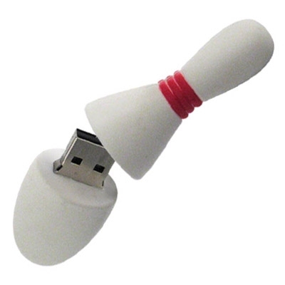 USB флешка 4Gb "Кегля с красной полоской" (R020)