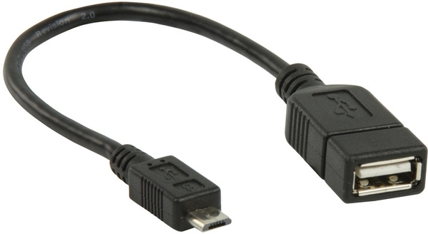 Кабель USB 2.0 A - micro B OTG 0.20m VLMP60515B0.20