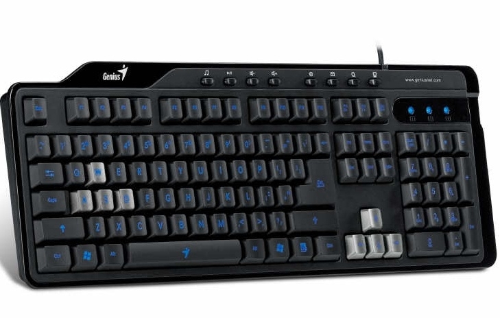 Клавиатура игровая Genius GX Gaming KB-G255 LED (с подсветкой), USB, чёрная