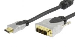 Мультимедийный кабель HDMI-DVI HQSS5551, 1,5 м - вид 1 миниатюра