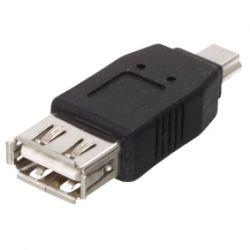 Переходник MiniUSB (ПАПА) - USB (МАМА) CMP-USBADAP9 - вид 1 миниатюра