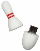 USB флешка 4Gb "Кегля с красной полоской" (R020) - вид 2 миниатюра