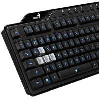 Клавиатура игровая Genius GX Gaming KB-G255 LED (с подсветкой), USB, чёрная - вид 4 миниатюра