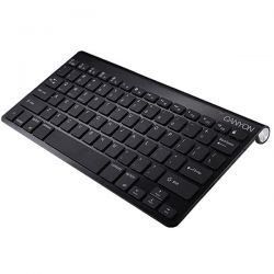 Клавиатура Canyon CNA-BTKB01B-RU для мобильных устройств, Bluetooth, чёрная - вид 1 миниатюра
