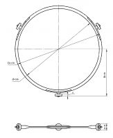 Направляющее кольцо вращения тарелки D=178 мм