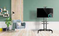 ONKRON стойка для телевизора с кронштейном 32"-65", мобильная, чёрная TS1562 - вид 8 миниатюра