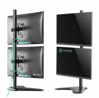 ONKRON кронштейн для двух мониторов 13"-32" настольный, чёрный D208FS - вид 6 миниатюра